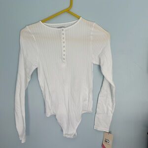NWT Yummie cotton ribbed seamless bodysuit